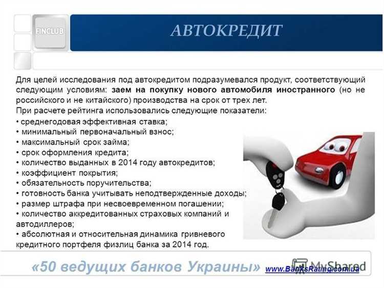 Продукт автокредит